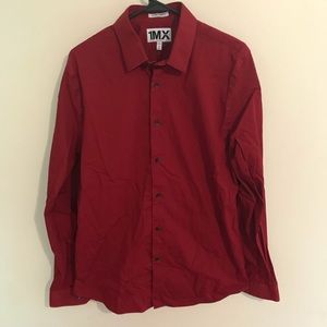 Express 1Max Extra Slim Fit Large 16 - 16 1/2 Red